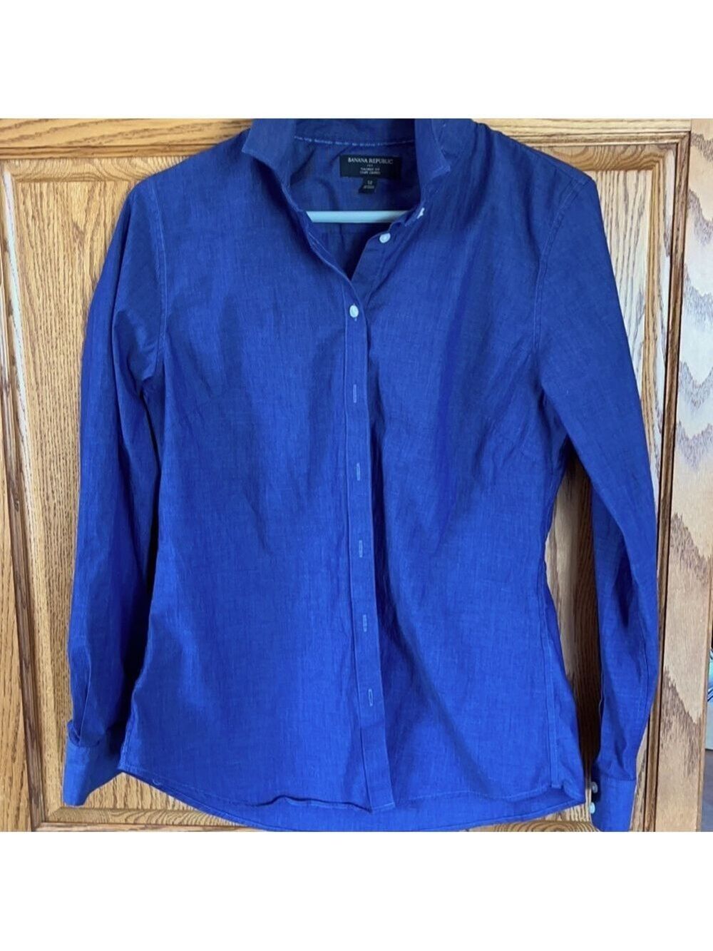 Blue Banana Republic tailored dress shirt size 12